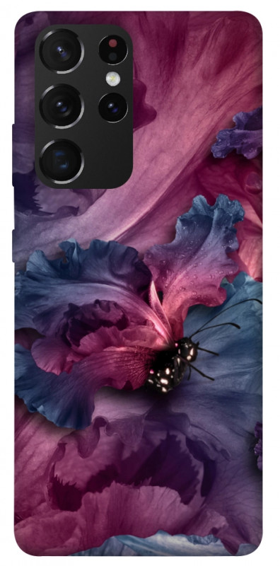 Чехол itsPrint Насекомое для Samsung Galaxy S21 Ultra, цветы, купить оптом с доставкой