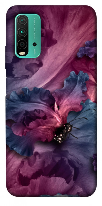 Чехол itsPrint Насекомое для Xiaomi Redmi Note 9 4G / Redmi 9 Power / Redmi 9T, цветы, купить оптом с доставкой