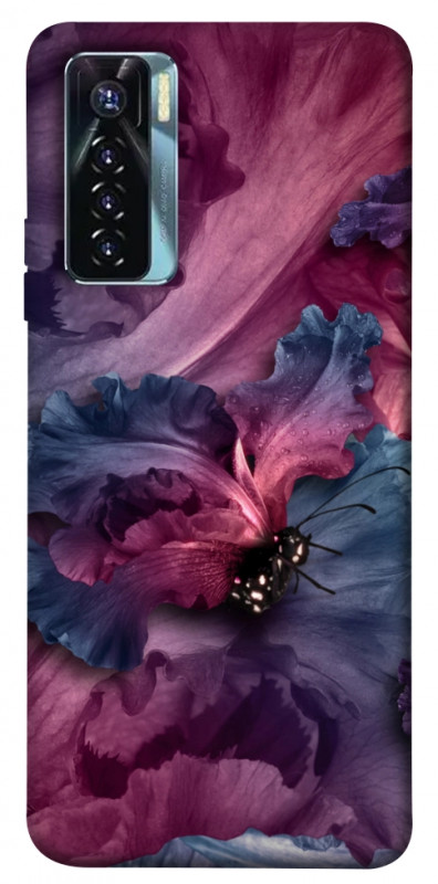 Чехол itsPrint Насекомое для TECNO Camon 17 Pro, цветы, купить оптом с доставкой