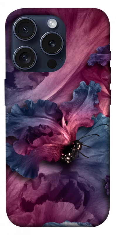 Чехол itsPrint Насекомое для Apple iPhone 15 Pro (6.1"), цветы, купить оптом с доставкой