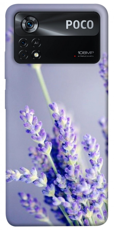 Чехол itsPrint Лаванда для Xiaomi Poco X4 Pro 5G, цветы, купить оптом с доставкой