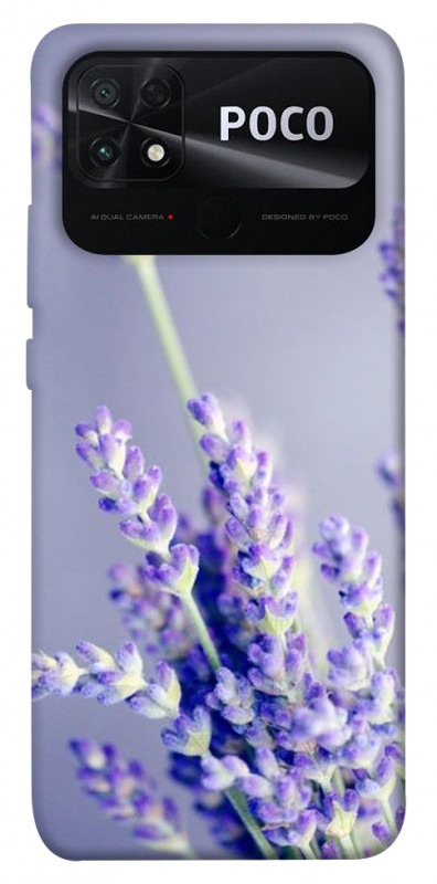 Чехол itsPrint Лаванда для Xiaomi Poco C40, цветы, купить оптом с доставкой