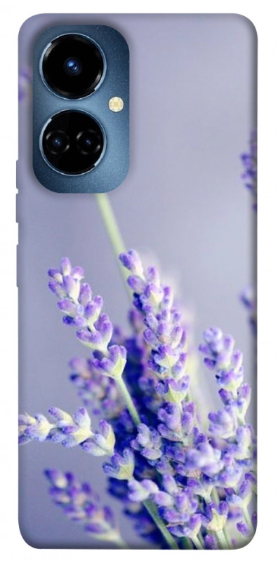 Чехол itsPrint Лаванда для TECNO Camon 19 (CI6n) / 19 Pro (CI8n), цветы, купить оптом с доставкой