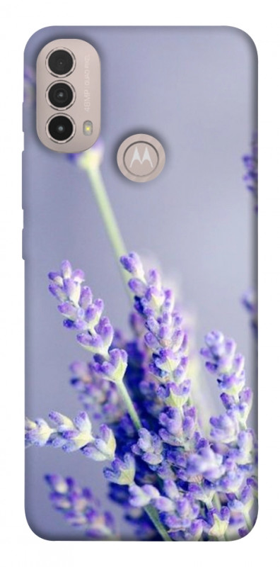 Чехол itsPrint Лаванда для Motorola Moto E40, цветы, купить оптом с доставкой