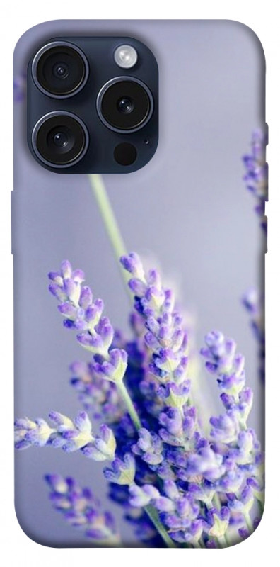 Чехол itsPrint Лаванда для Apple iPhone 15 Pro (6.1"), цветы, купить оптом с доставкой