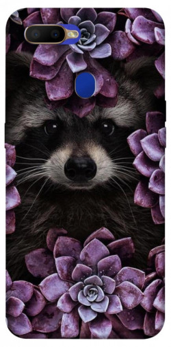 Чехол itsPrint Енот в цветах для Oppo A5s / Oppo A12