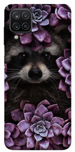 Чехол itsPrint Енот в цветах для Samsung Galaxy A12