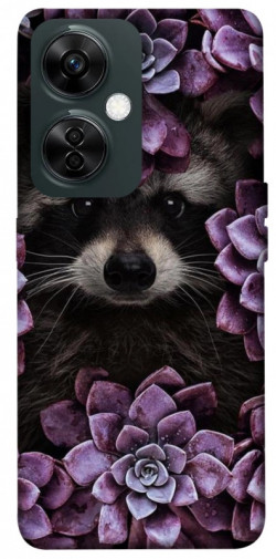 Чехол itsPrint Енот в цветах для OnePlus Nord CE 3 Lite