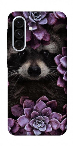 Чехол itsPrint Енот в цветах для Samsung Galaxy A36 5G