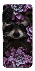 Чехол itsPrint Енот в цветах для Samsung Galaxy A17 5G/4G