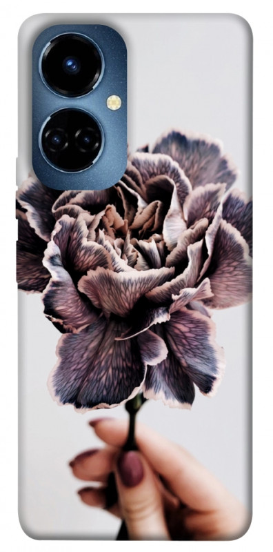 Чехол itsPrint Гвоздика для TECNO Camon 19 (CI6n) / 19 Pro (CI8n), цветы, купить оптом с доставкой
