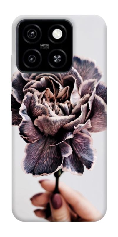 Чехол itsPrint Гвоздика для ZTE Blade A55 4G, цветы, купить оптом с доставкой