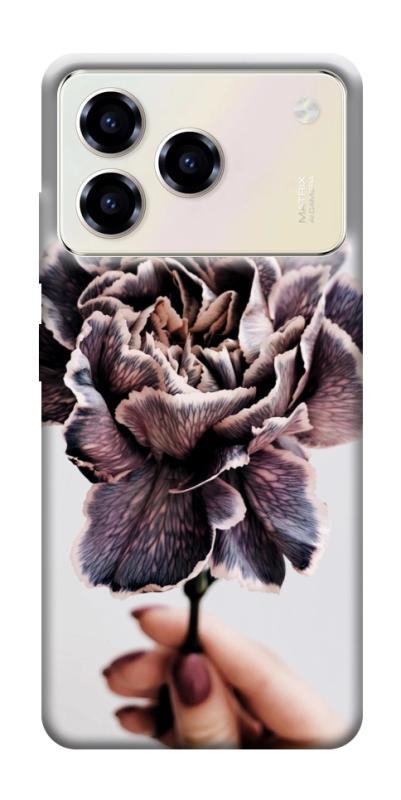 Чехол itsPrint Гвоздика для ZTE Blade A76, цветы, купить оптом с доставкой