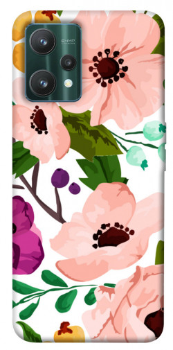 Чехол itsPrint Акварельные цветы для Realme 9 Pro