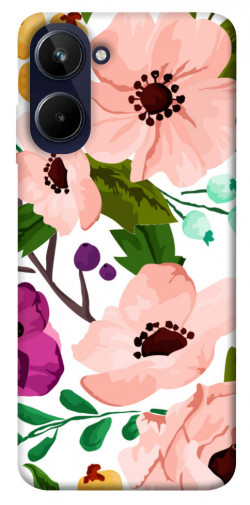 Чехол itsPrint Акварельные цветы для Realme 10 4G