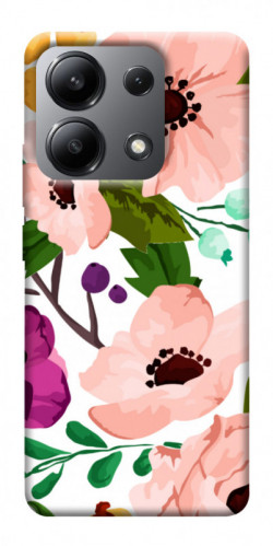 Чохол itsPrint Акварельні квіти для Xiaomi Redmi Note 13 4G