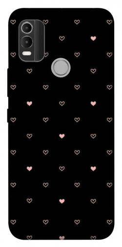 Чехол itsPrint Сердечки для Nokia C21 Plus