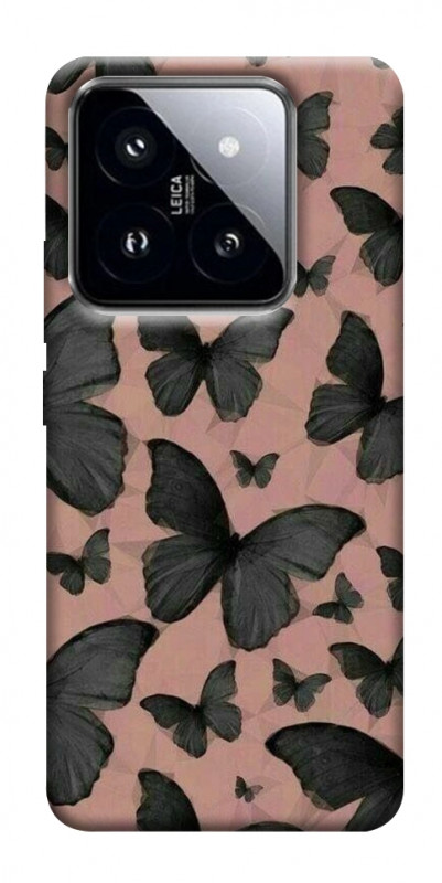 Чохол itsPrint Пурхаючі метелики для Xiaomi 14 Pro, паттерн, купити оптом з доставкою