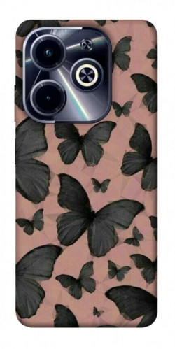 Чехол itsPrint Порхающие бабочки для Infinix Hot 40i