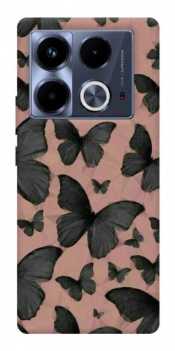 Чехол itsPrint Порхающие бабочки для Infinix Note 40 4G