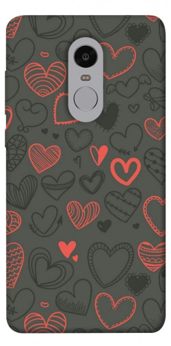 Чехол itsPrint Милые сердца для Xiaomi Redmi Note 4X / Note 4 (Snapdragon)