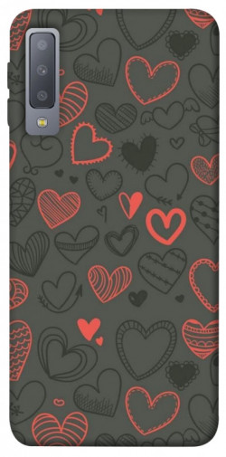 Чохол itsPrint Милі серця для Samsung A750 Galaxy A7 (2018)