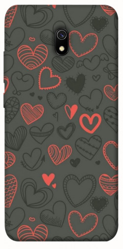 Чехол itsPrint Милые сердца для Xiaomi Redmi 8a