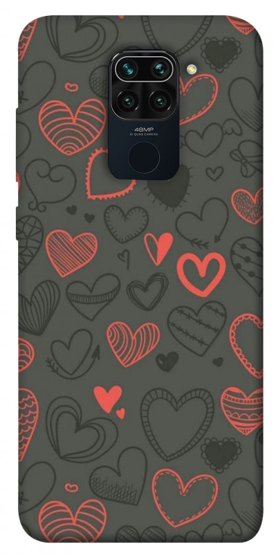 Чохол itsPrint Милі серця для Xiaomi Redmi Note 9 / Redmi 10X, паттерн, купити оптом з доставкою
