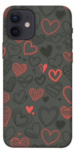 Чехол itsPrint Милые сердца для Apple iPhone 12 Pro (6.1")