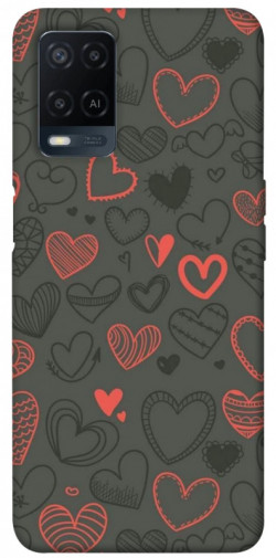 Чехол itsPrint Милые сердца для Oppo A16s / A16