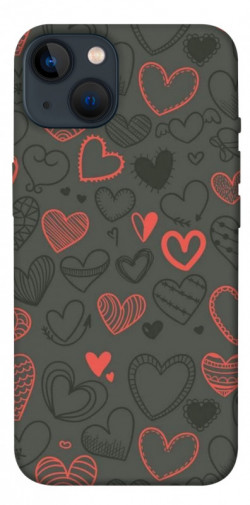 Чехол itsPrint Милые сердца для Apple iPhone 13 (6.1")