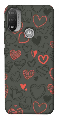 Чохол itsPrint Милі серця для Motorola Moto E20