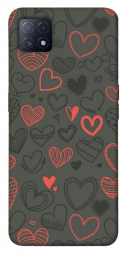 Чехол itsPrint Милые сердца для Oppo A72 5G / A73 5G