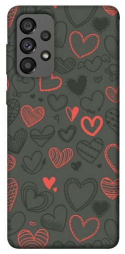 Чехол itsPrint Милые сердца для Samsung Galaxy A73 5G