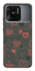 Чехол itsPrint Милые сердца для Xiaomi Redmi 10C