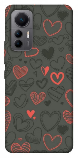Чехол itsPrint Милые сердца для Xiaomi 12 Lite