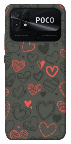 Чохол itsPrint Милі серця для Xiaomi Poco C40