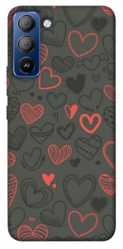Чехол itsPrint Милые сердца для TECNO Pop 5 LTE