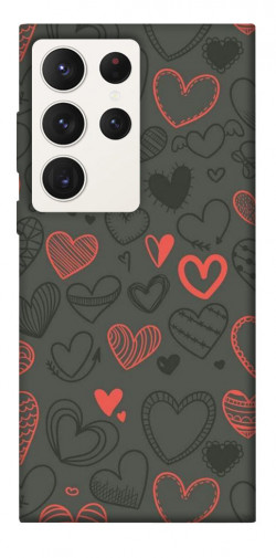Чехол itsPrint Милые сердца для Samsung Galaxy S23 Ultra