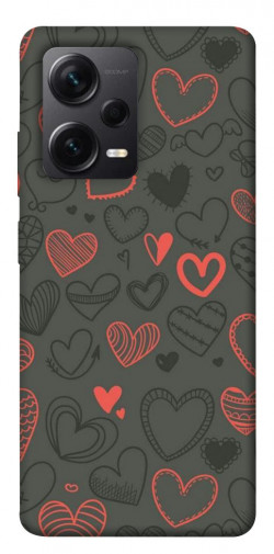 Чехол itsPrint Милые сердца для Xiaomi Redmi Note 12 Pro+ 5G