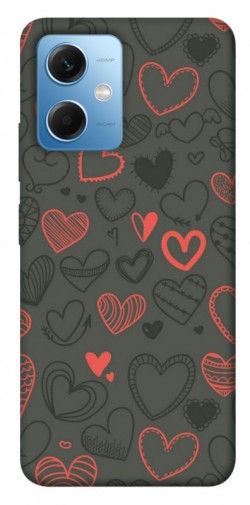 Чехол itsPrint Милые сердца для Xiaomi Poco X5 5G