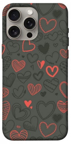 Чохол itsPrint Милі серця для Apple iPhone 15 Pro Max (6.7")
