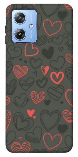 Чехол itsPrint Милые сердца для Motorola Moto G84