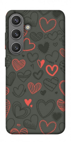 Чехол itsPrint Милые сердца для Samsung Galaxy S24