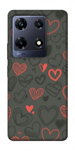 Чехол itsPrint Милые сердца для Infinix Note 30 Pro