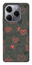 Чохол itsPrint Милі серця для TECNO Spark 20 Pro