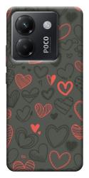 Чехол itsPrint Милые сердца для Xiaomi Poco M7 Pro 5G