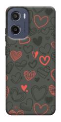 Чехол itsPrint Милые сердца для Motorola Moto G05
