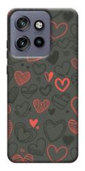 Чехол itsPrint Милые сердца для Motorola Edge 50 Neo