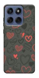 Чехол itsPrint Милые сердца для Motorola Edge 60 Fusion